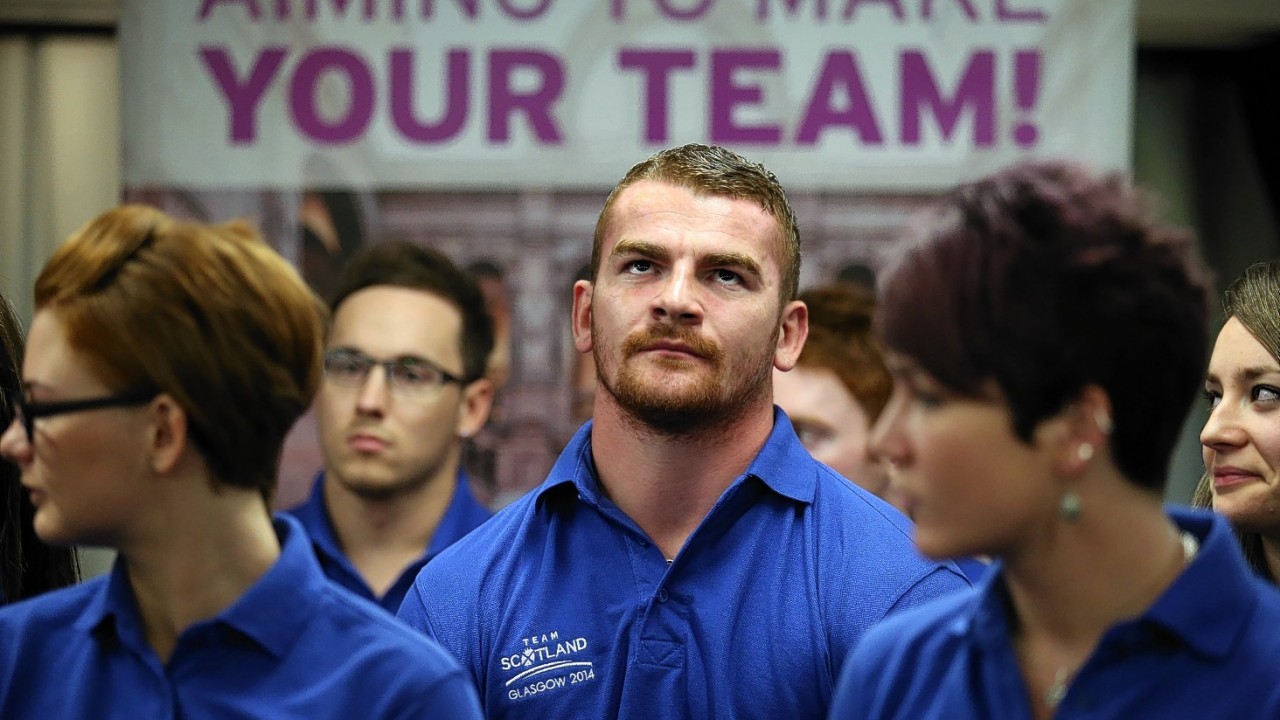 Weightlifter Peter Kirkbride as he is announced as part of Team Scotland for the Commonwealth Games.