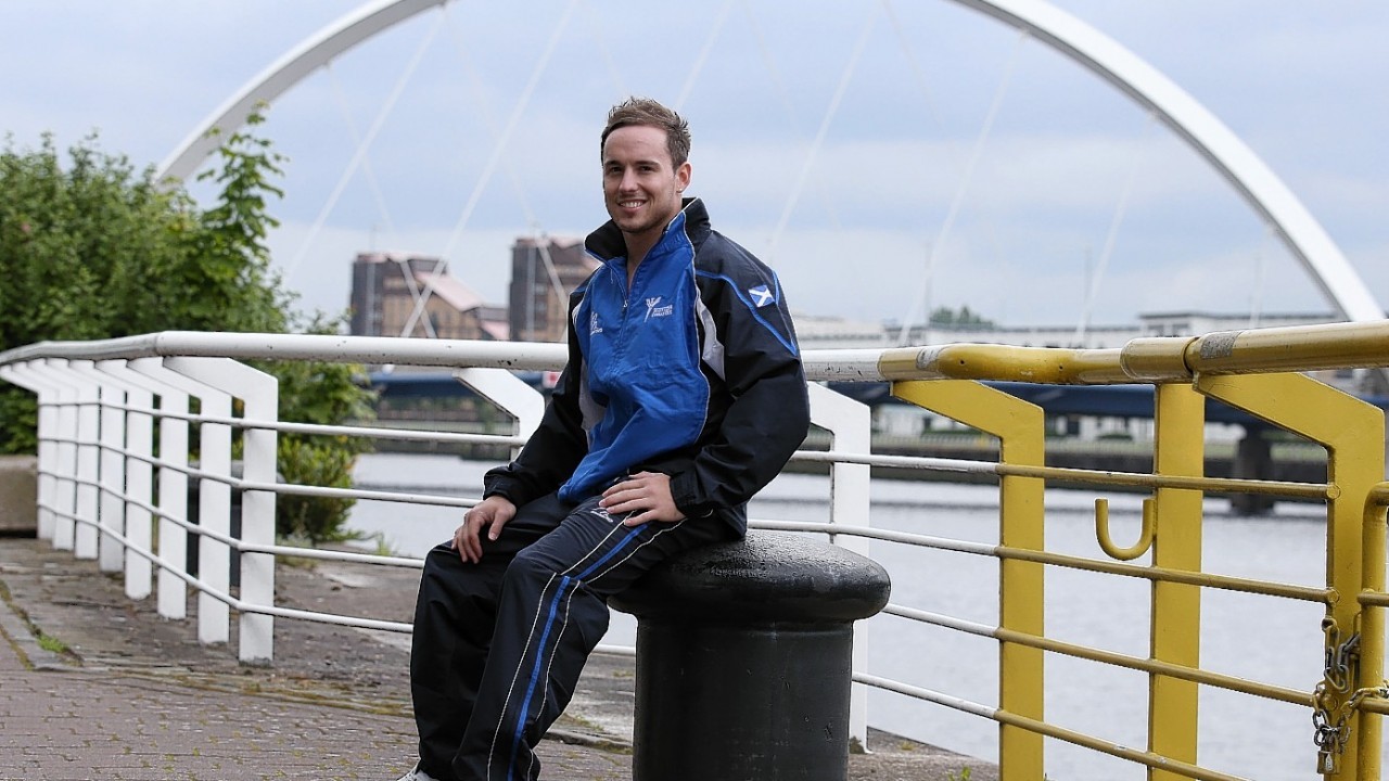 Scotland's Artistic Gymnastic athlete Daniel Keatings as he is announced as part of Team Scotland for the Commonwealth Games during the photocall at The Hydro, Glasgow.