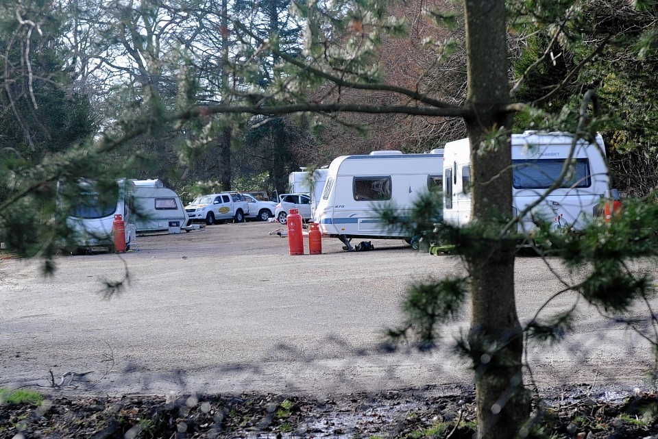 Travellers at Hazlehead Park