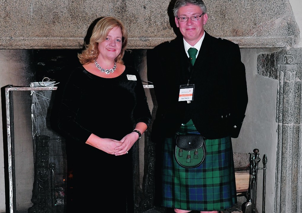 L - R - Carol Ross and Alan Mearns