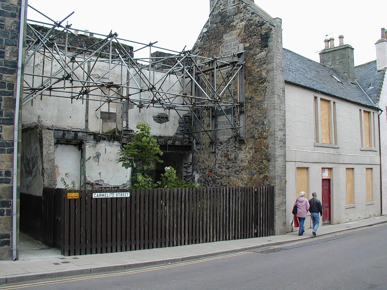 The former "eyesore" gap site on Banff's Carmelite Street