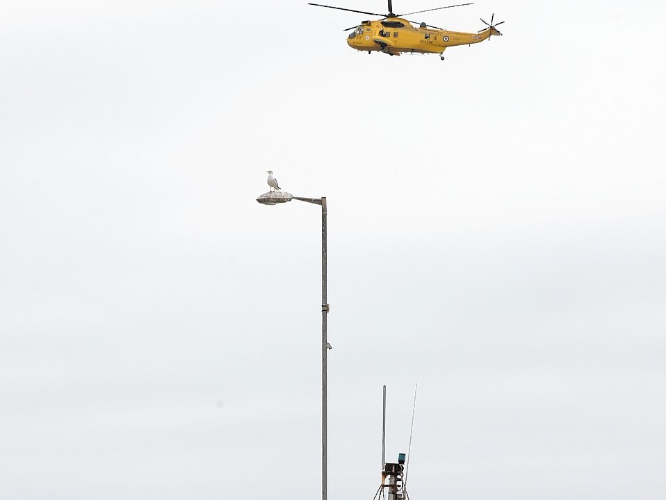 An air search has been ongoing offshore