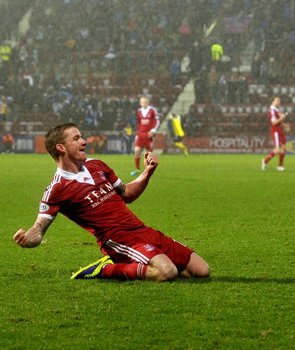 Jonny Hayes in the Scottish League Cup Final