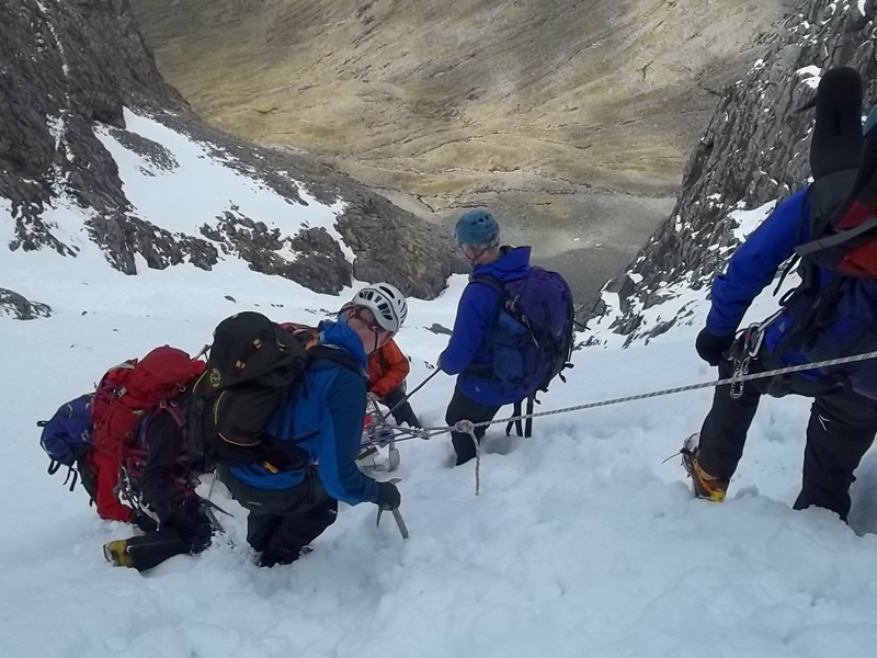 The mountain rescue team were called out to Sgorr Bhan