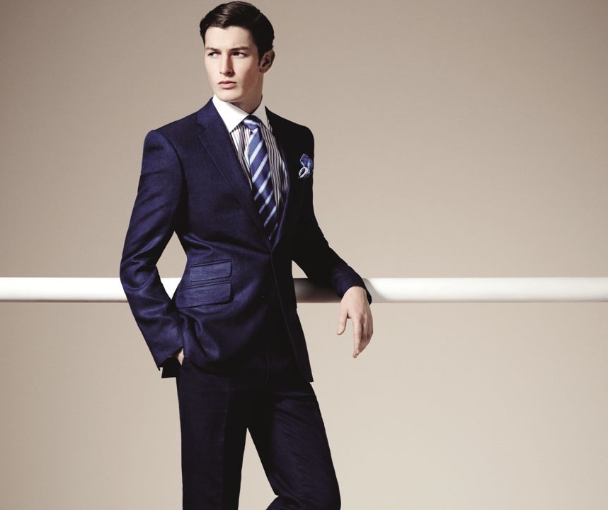 Gieves and Hawkes navy suit - £895