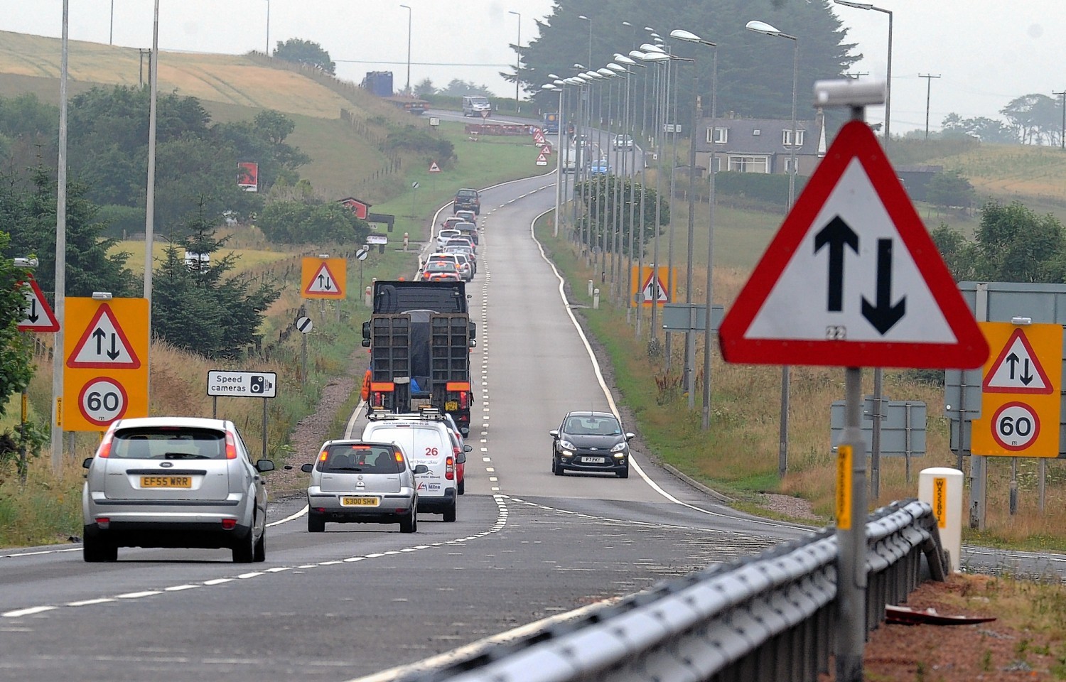 The A90 Aberdeen to Peterhead road