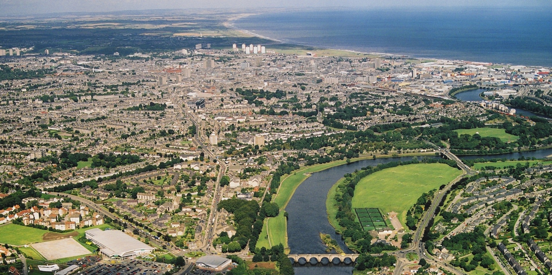 Aberdeen from the air.