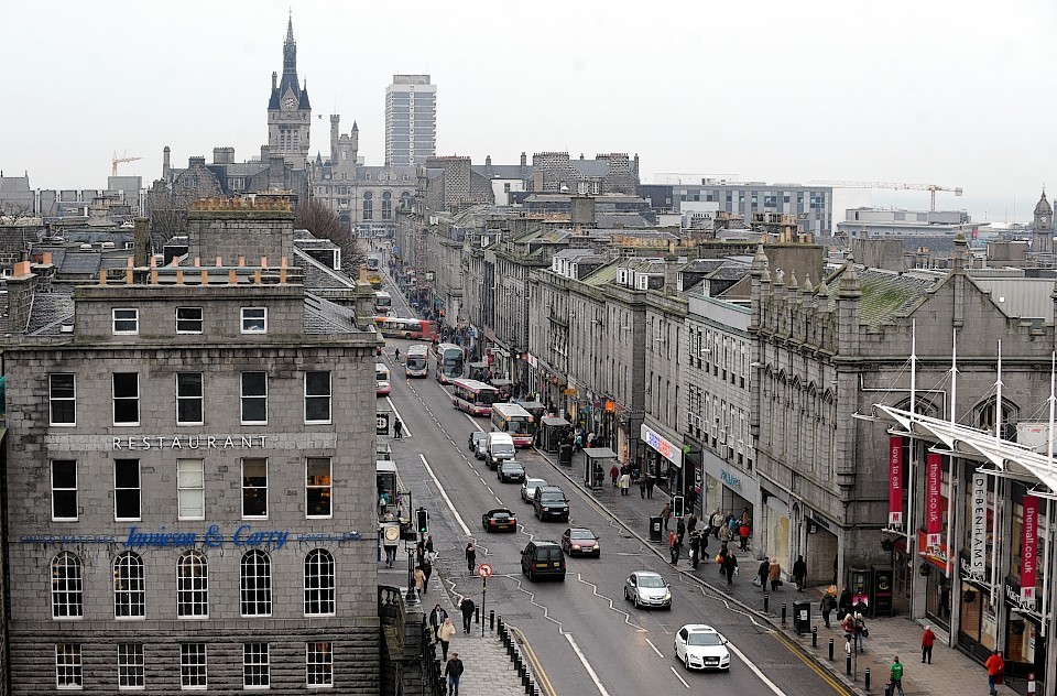 Aberdeen city centre