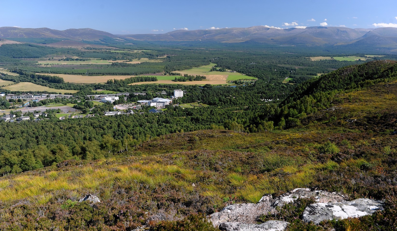 The site of the proposed An Camas Mor village near Aviemore
