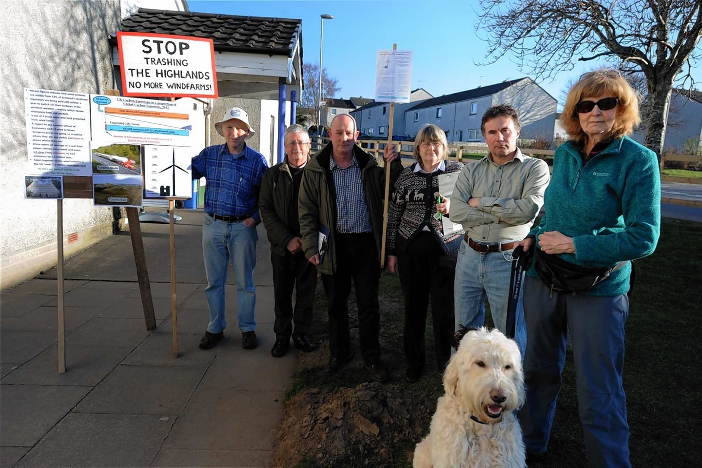 Brown Muir protesters