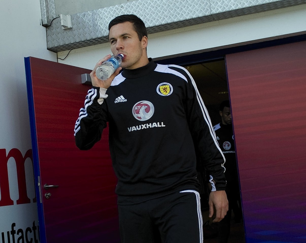 Don Cowie won 10 caps for Scotland.