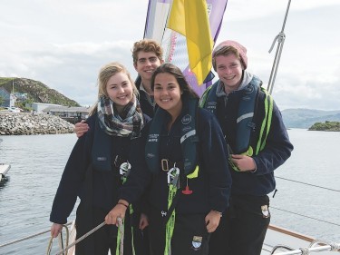 Gordonstoun students have set sail on an 80-day circumnavigation of Britain