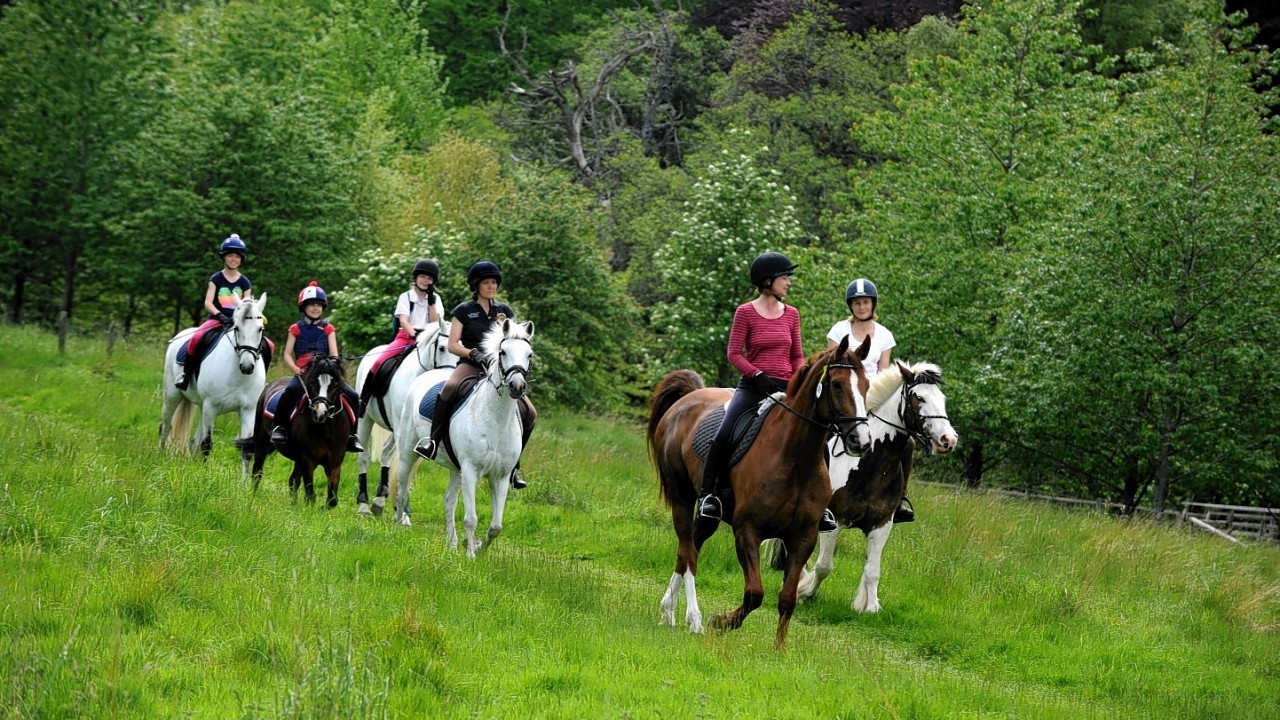 Aberdeen Brooke Supporters group held a Horseman's Sunday fundraising ride and walk around the Glen Tanar estate