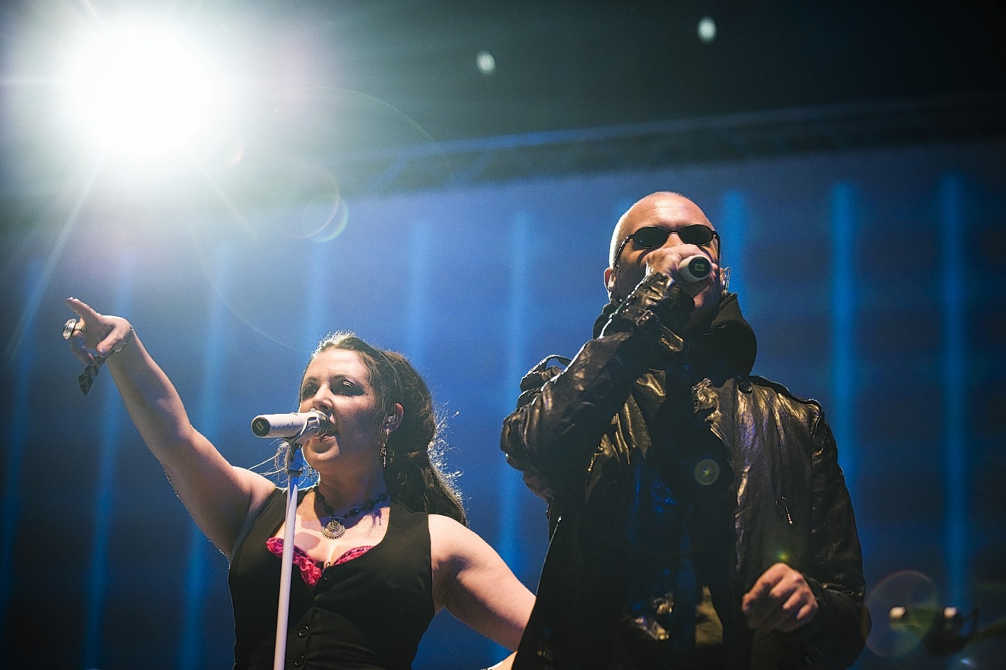 Human League headlined the event in Stonehaven