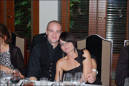 Iain MacDonald with his fiancee Christine Patient