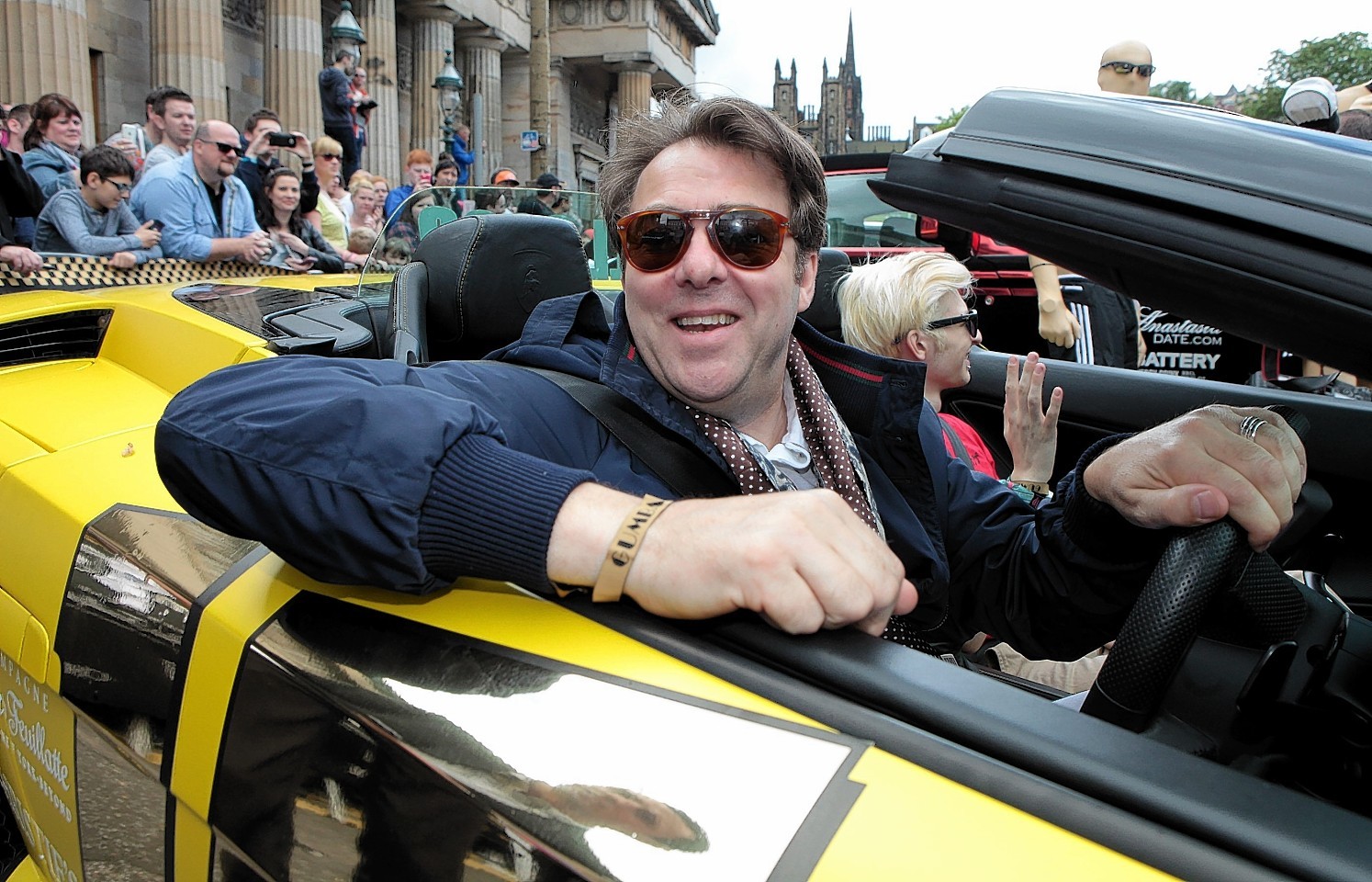 Jonathan Ross at the Gumball Rally