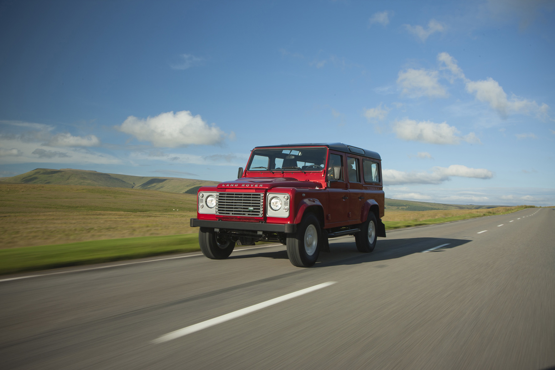 Land Rover Defenders are no longer in production