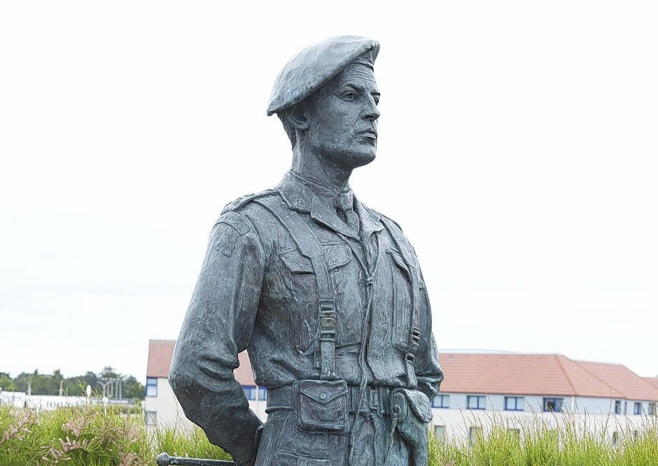 The statue of Lord Lovat