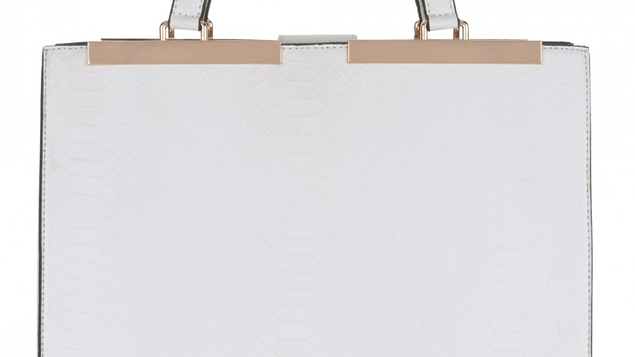 M&S White Leather Bag £39.50