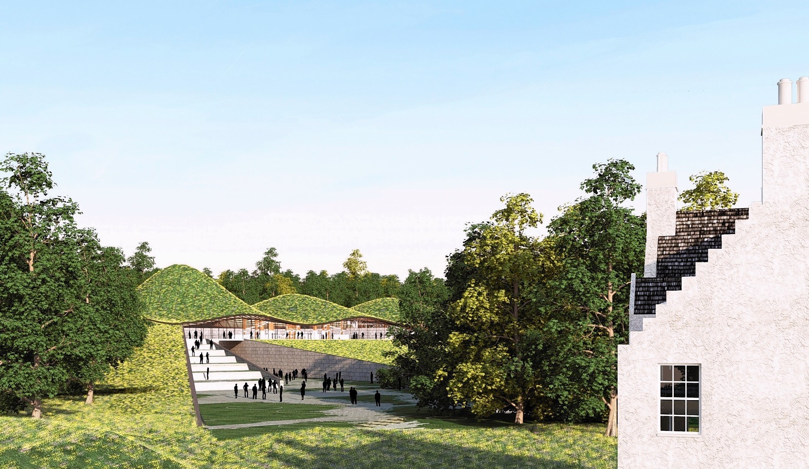 An artist's impression of how The Macallan distillery will look