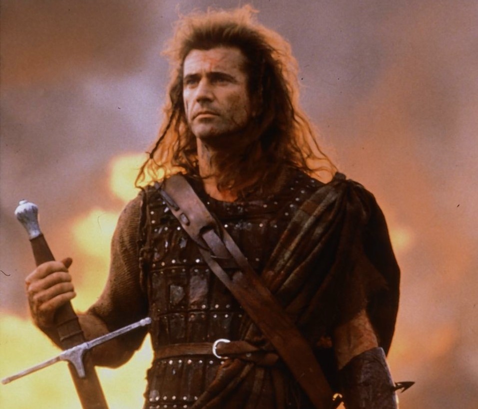 Mel Gibson in Braveheart