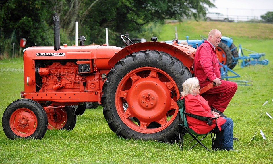 Netta and Willie Ross with their 1965 Nuffield