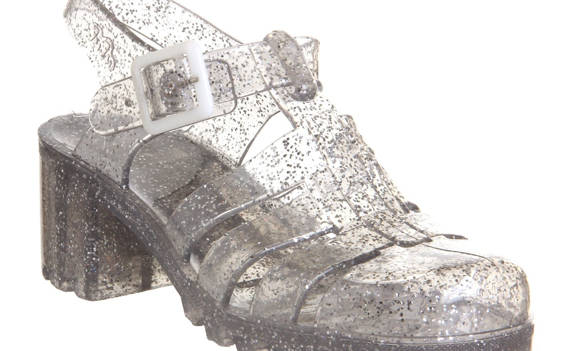 Office JuJu Jelly Multi Glitter sandals