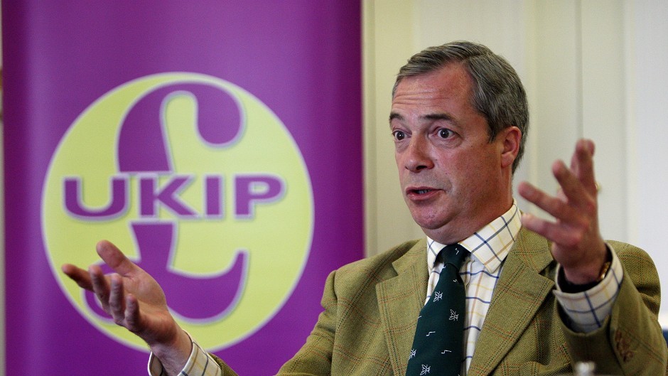 Nigel Farage has attacked the SNP, labelling the party "openly racist"