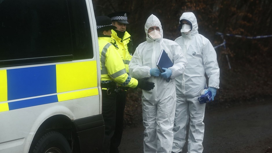 Forensic officers