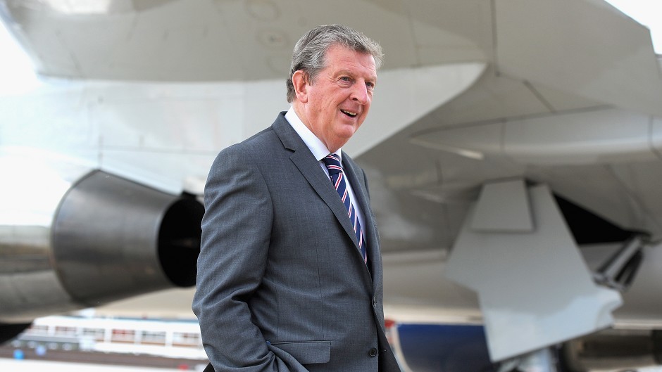 Roy Hodgson, pictured, has arrived in Miami with his England squad
