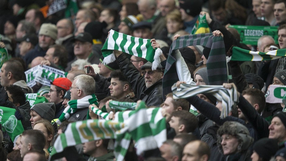 Celtic will introduce a safe standing area at Parkhead
