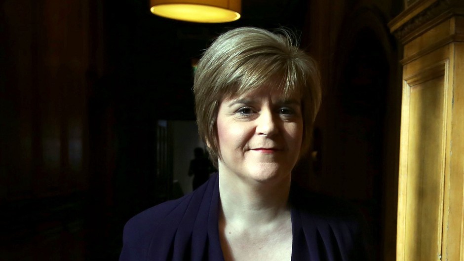 Deputy First Minister Nicola Sturgeon