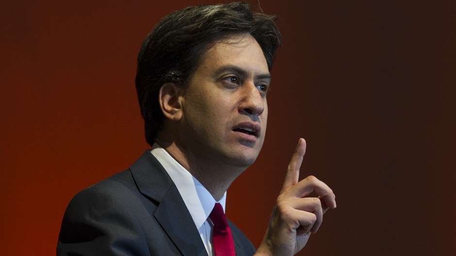 Labour leader Ed Miliband