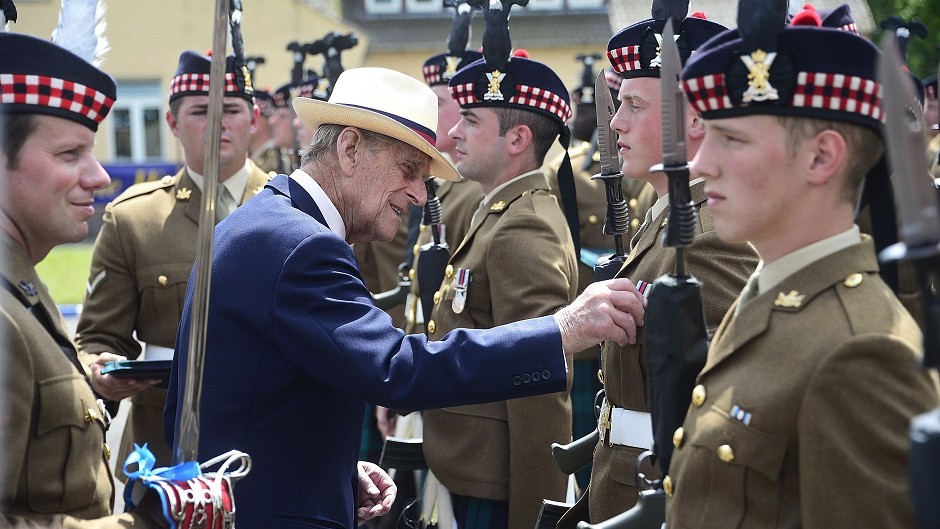 The Royal Regiment of Scotland will parade down Union Street on Tuesday