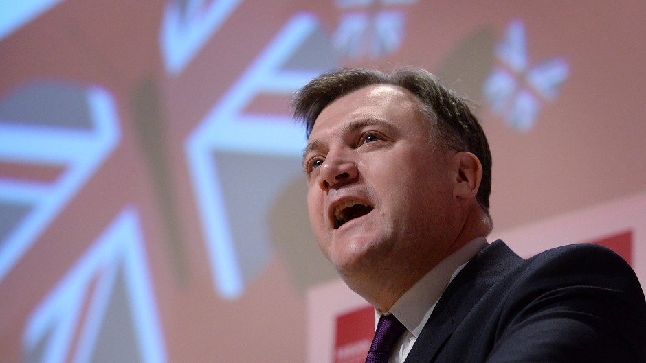 Shadow Chancellor Ed Balls