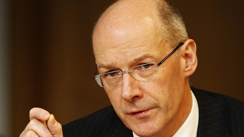 John Swinney has said he favoured borrowing to boost public spending in the early years of an independent Scotland.