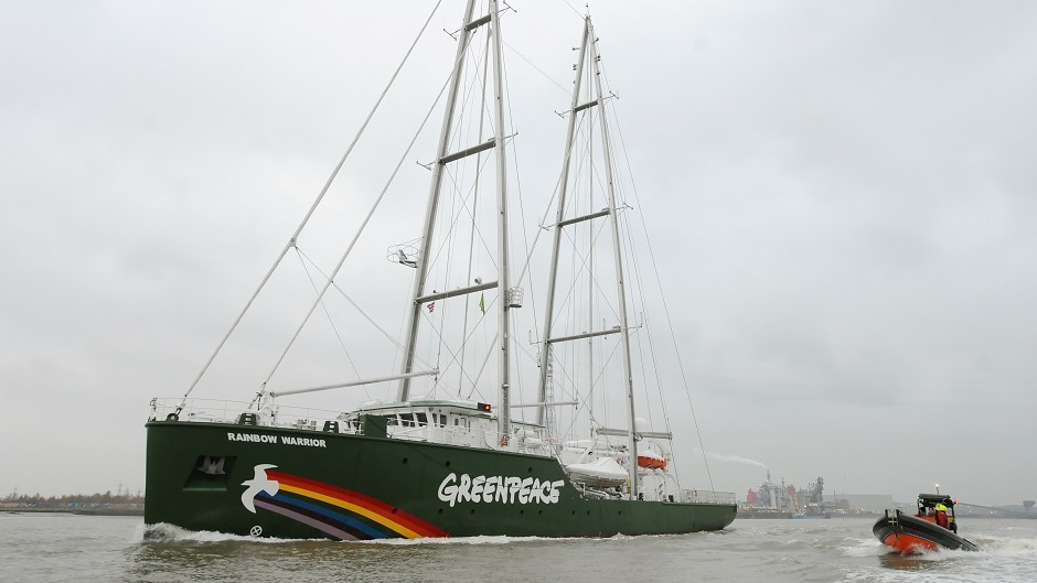 Greenpeace ship