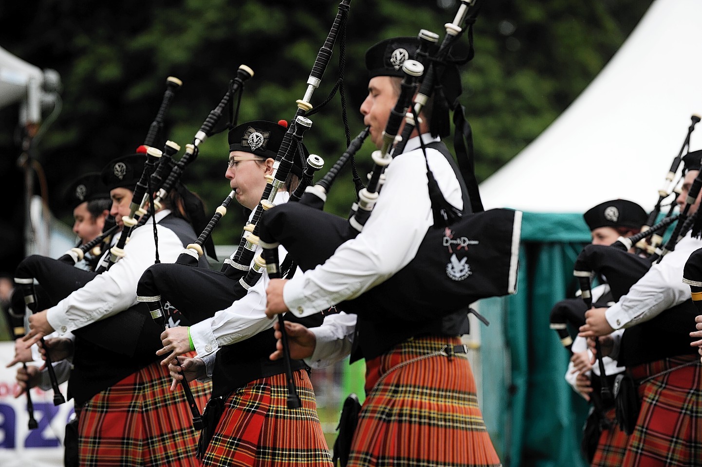 Pipe Band Championships at Grant Park, Forres.