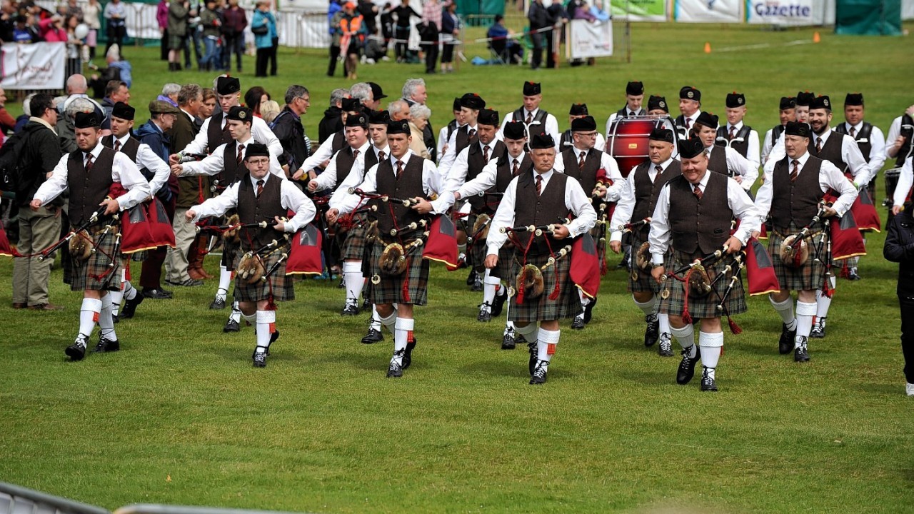 Piping Hot Forres - Pipe Band Championships at Grant Park, Forres.