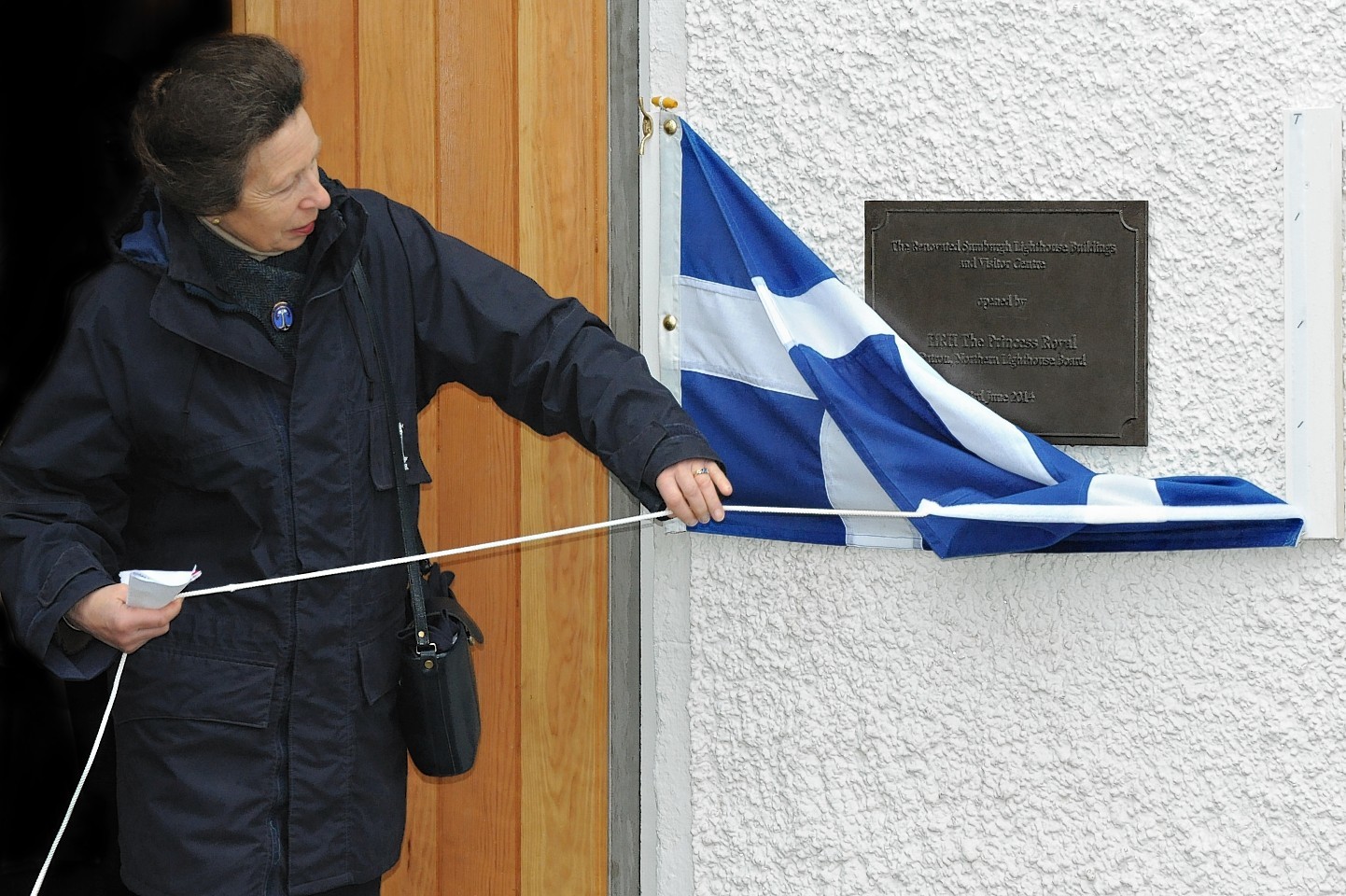 Princess Anne unveils the new lighthouse visitor centre
