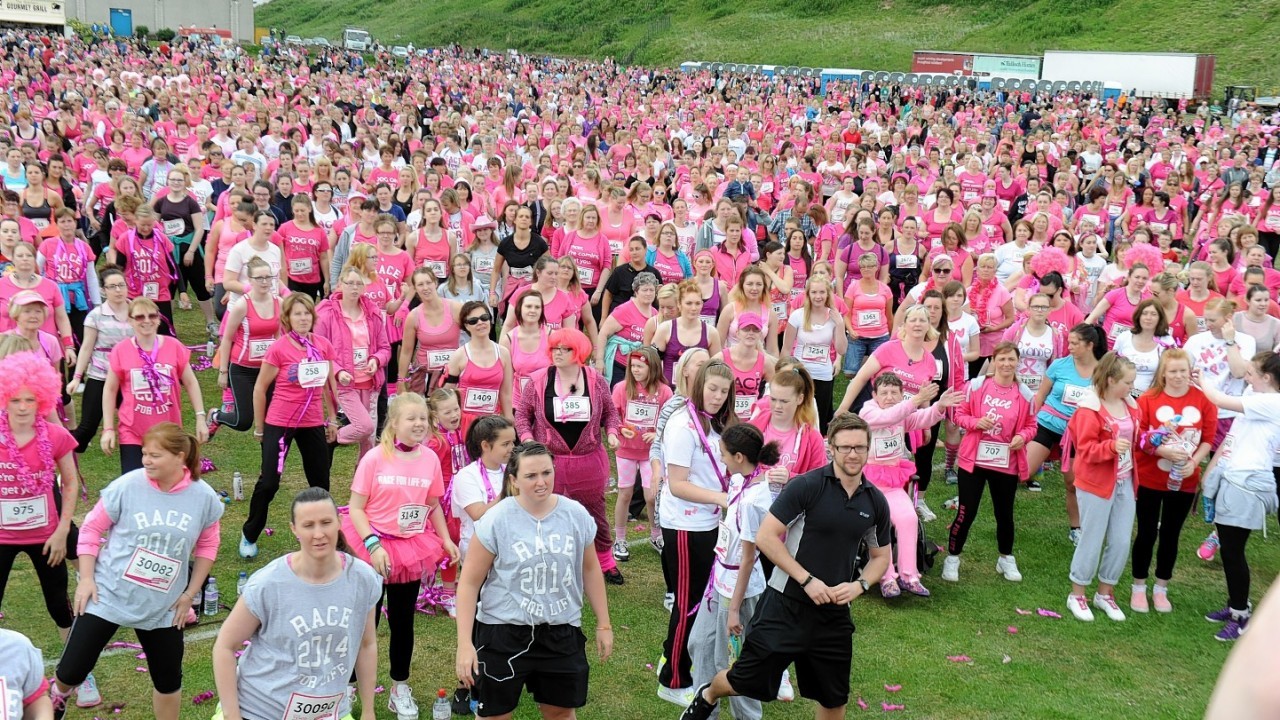 A previous Race for Life in Aberdeen