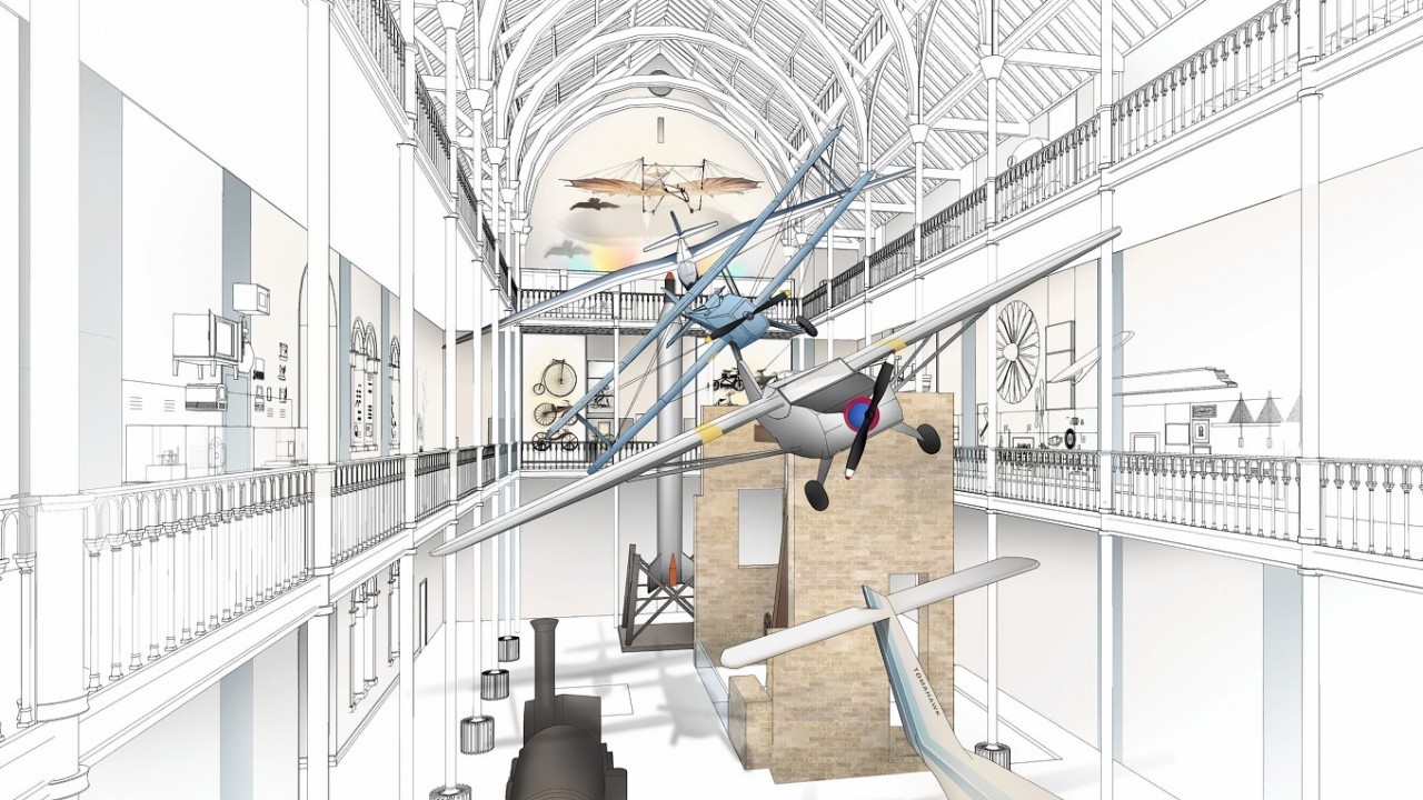 one of ten new galleries planned for the National Museum of Scotland in Edinburgh, as museum chiefs have welcomed an award of almost £5 million lottery cash towards the transformation of Scotland's top visitor attraction.