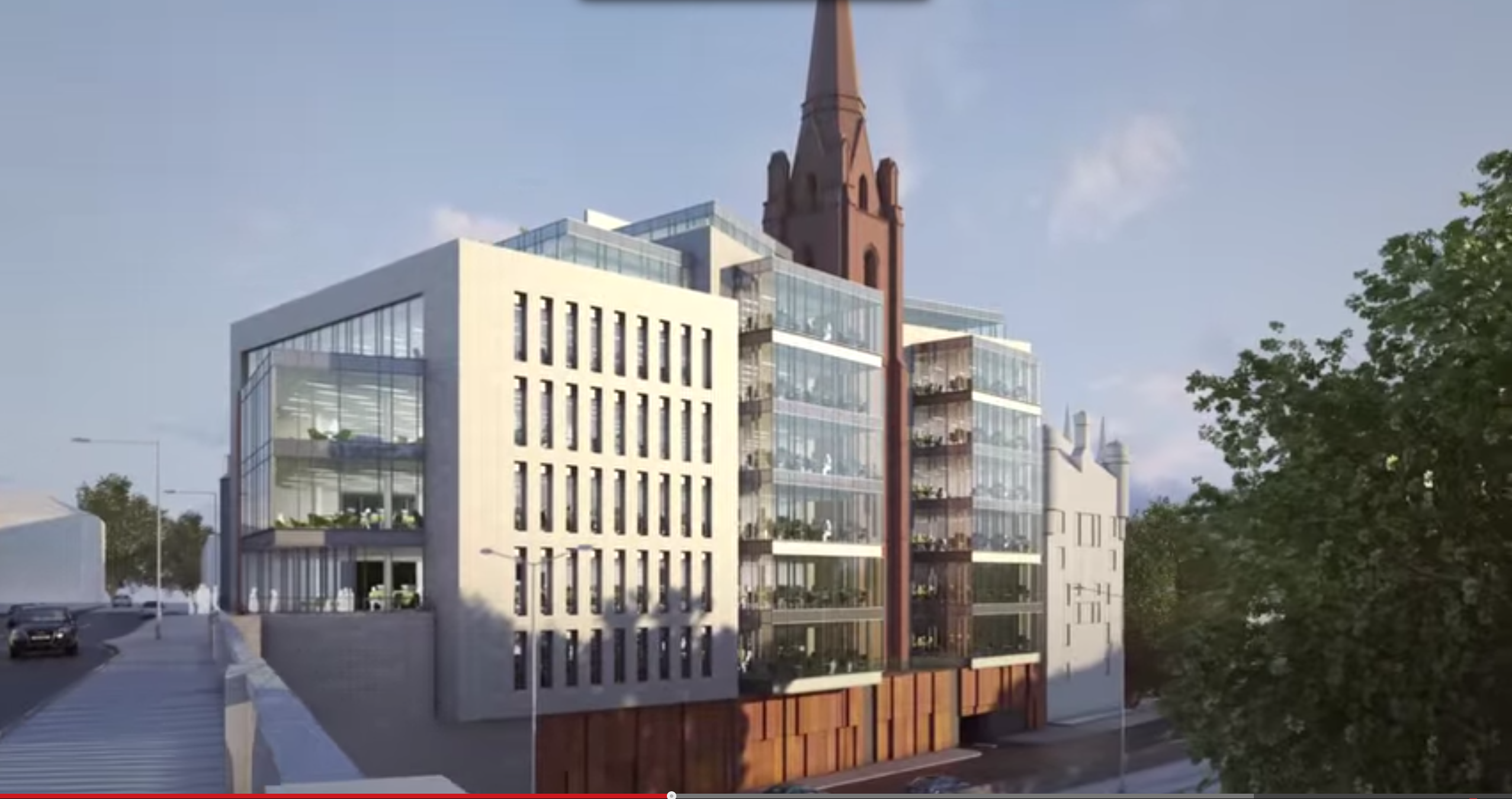 Artist impression of the development of Triple Kirks into The Point