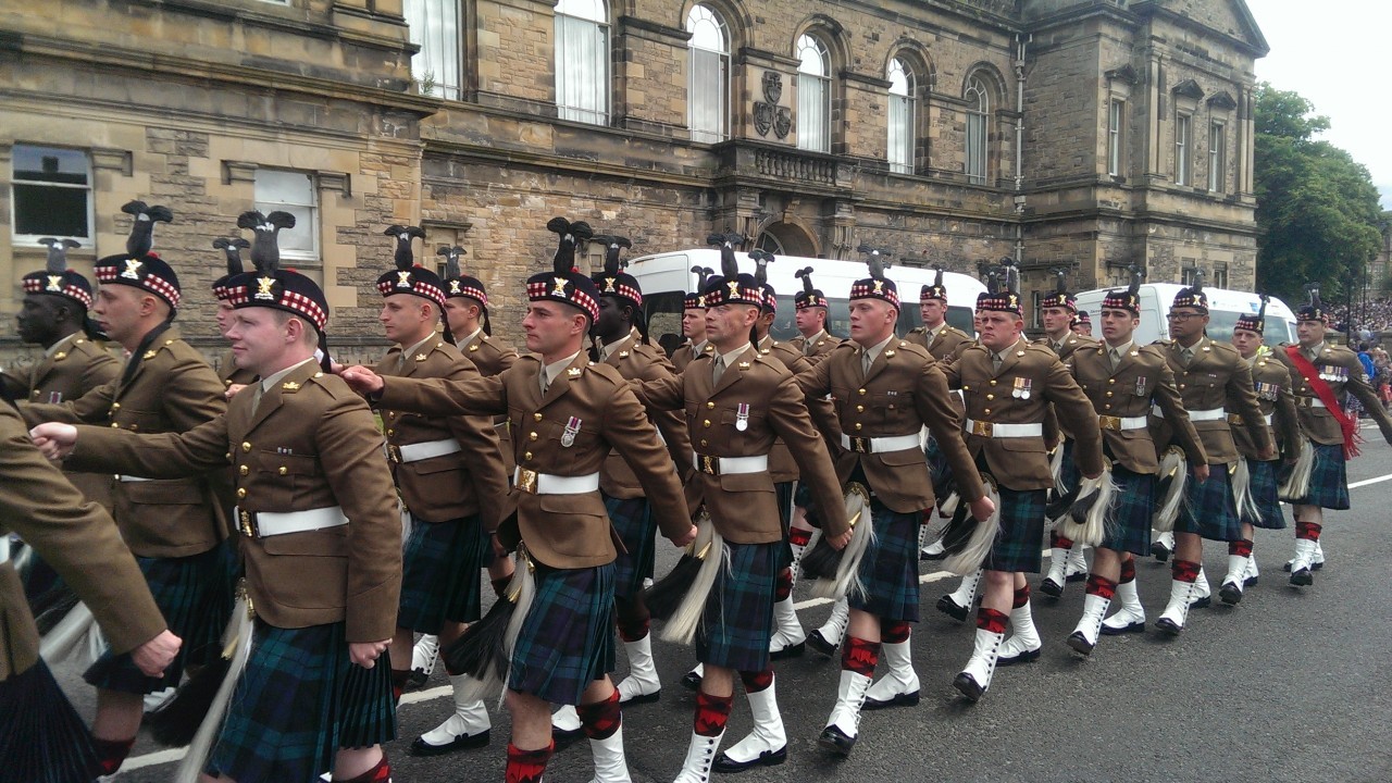 Live from Armed Forces Day parade in Stirling