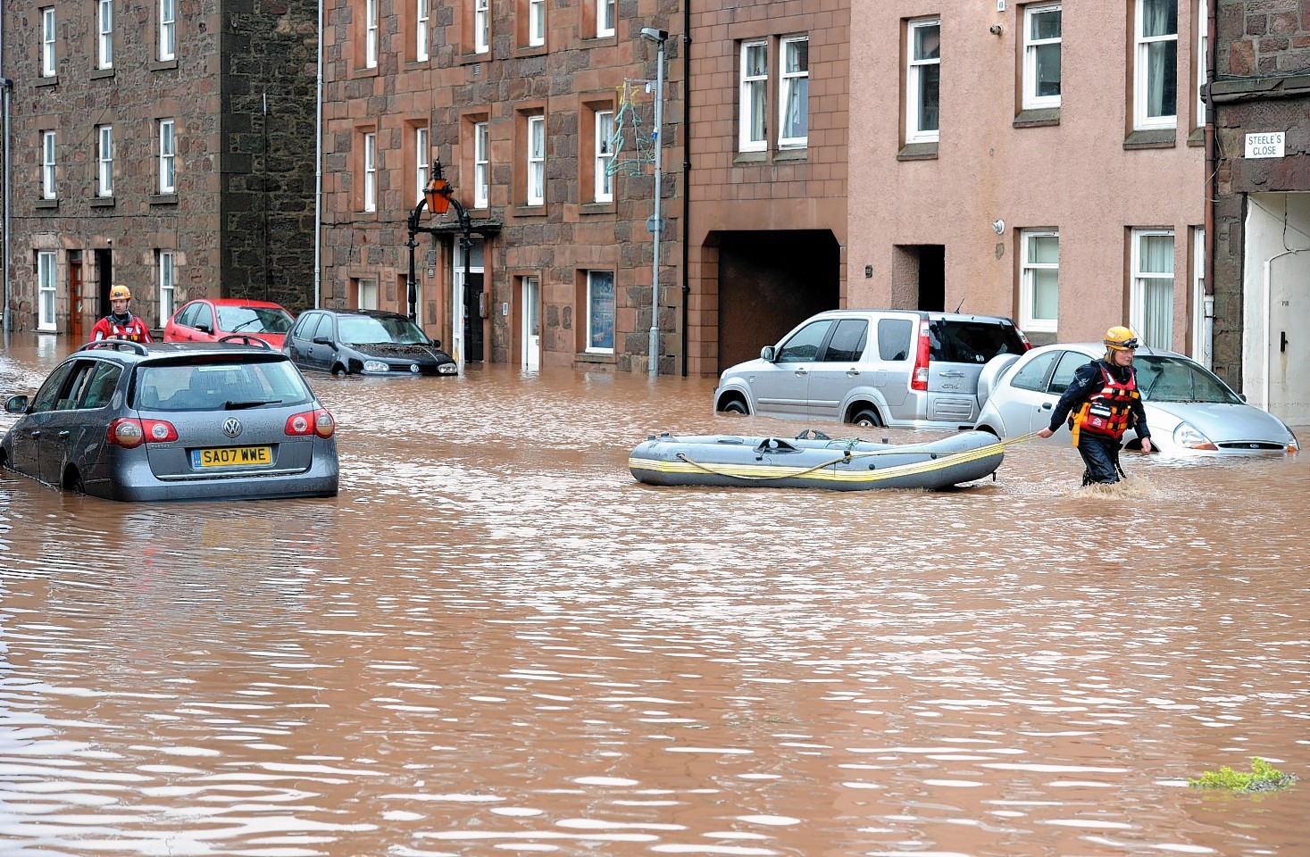 Stonehaven floods in previous years