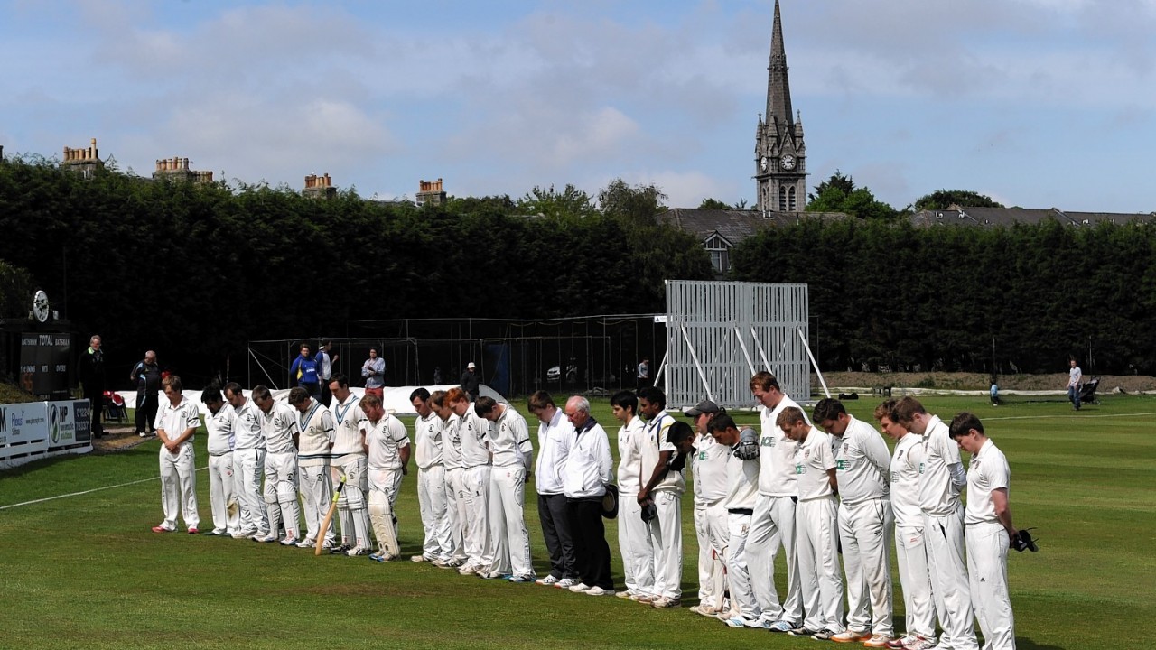 Aberdeenshire v Stoneywood Dyce at Mannofield. Stoneywood won by seven wickets