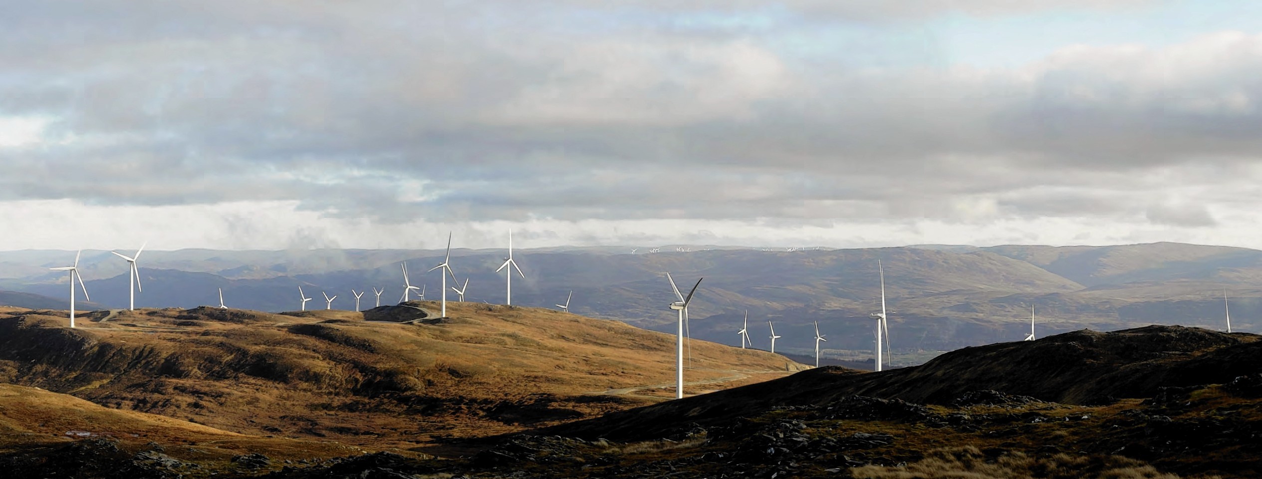 The proposed Stronelairg windfarm