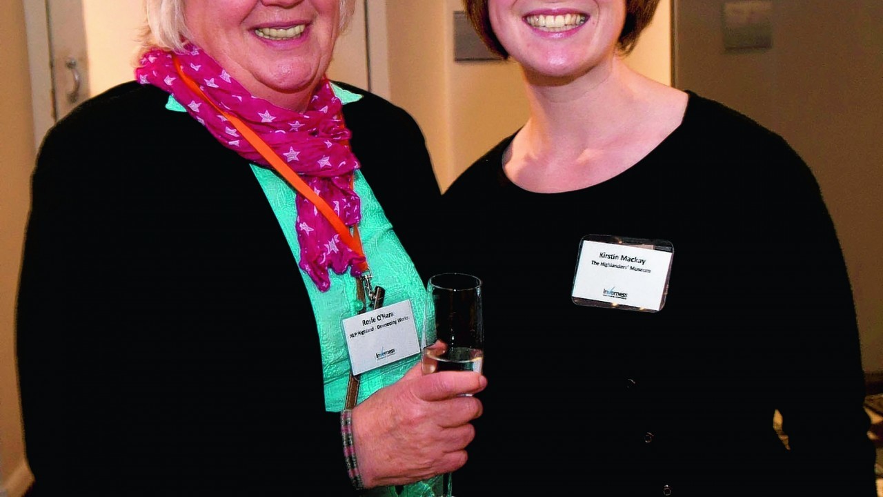 Rosie O'Hara (left) with Kirstin Mackay.