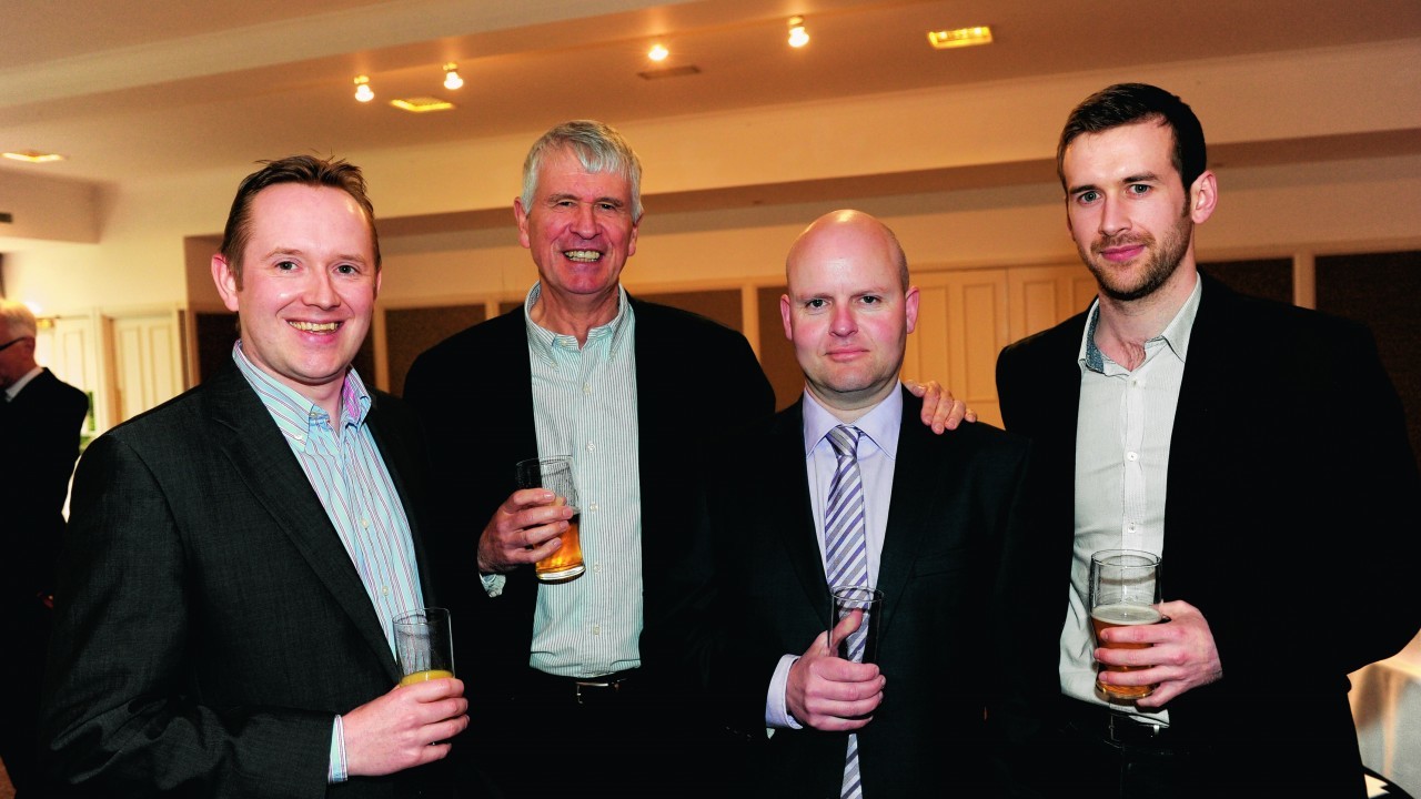 L-R Colin McKenzie, Ken McIntyre, Barry Leaper and Gareth McIntyre.
