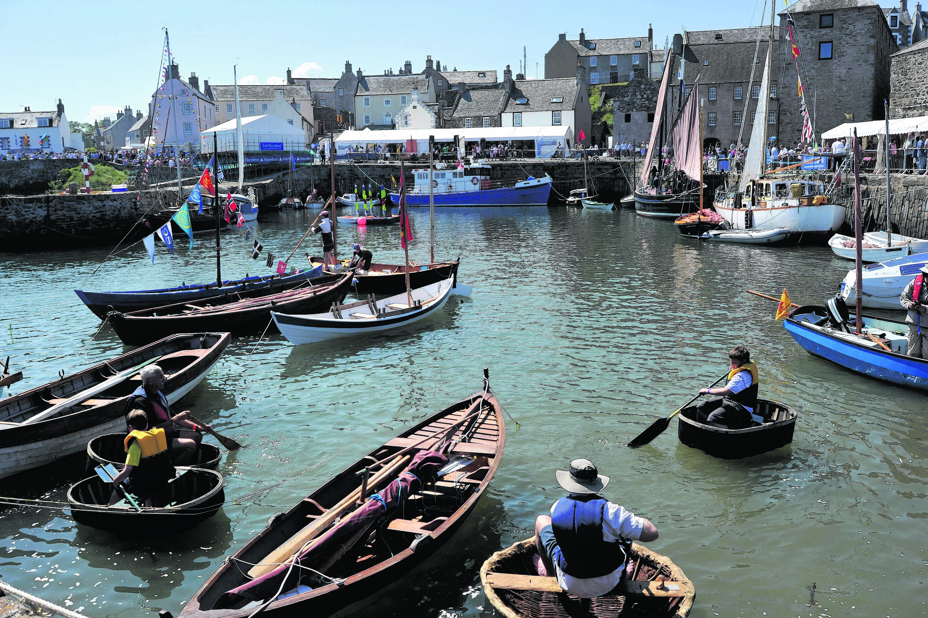 The coastal village of Portsoy